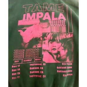 Deadbeat Tame Impala Hoodie 2025 NEW Never Worn S